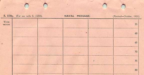 U3 HMS Tongue Fort Naval Message Pad 2 U3 HMS Tongue Fort Naval Message Pad 2