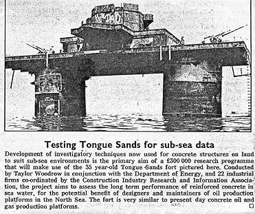 U3 HMS Tongue Fort Concrete Testing U3 HMS Tongue Fort Concrete Testing