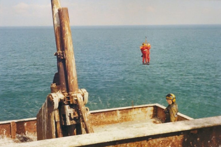 Royal Engineers airlifted onto Tongue Tower Royal Engineers airlifted onto Tongue Tower