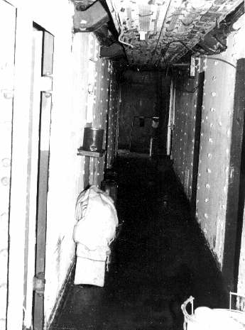 Inside the fort at deck level