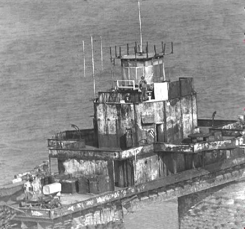 Sunk Head Fort from air close up