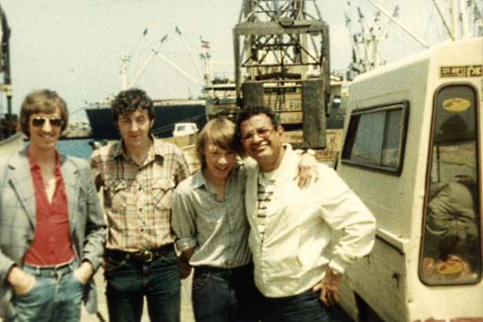 Doug Wood, ?, ?, Abie Nathan, Ashod Doug Wood, ?, ?, Abie Nathan, Ashod