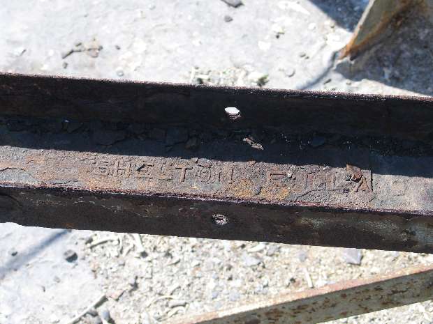 Gunners tool cradle steel work Gunners tool cradle steel work